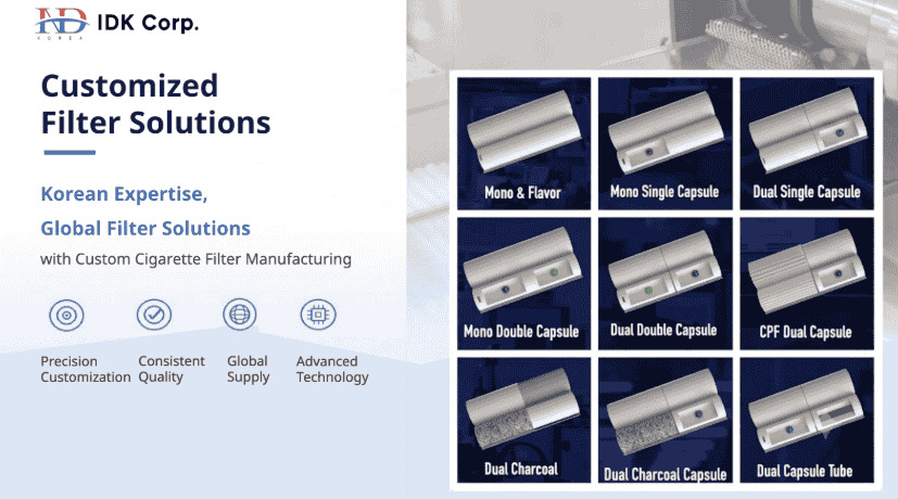 High Quality Filter Rod Designs for OEM Production | IDK Corp