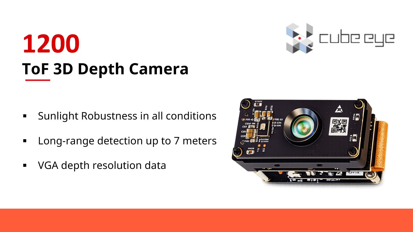ToF 3D Depth Camera for Long-Range Industrial Vision | Cube-eye