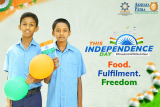 Freedom from classroom hunger, on this independence day