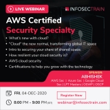 Prepare for AWS Certified Security Specialty Free Webinar