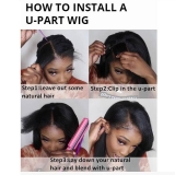 What features of u part wigs and lace front wigs?